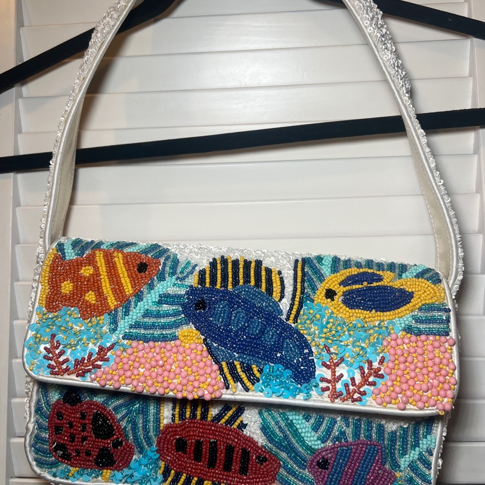 Beaded Fish bag